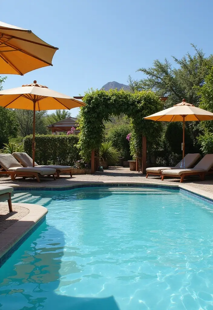 30 Pool Area Decorating Ideas That Instantly Upgrade Your Backyard 16 30 Pool Area Decorating Ideas That Instantly Upgrade Your Backyard - 16. Shade Structures