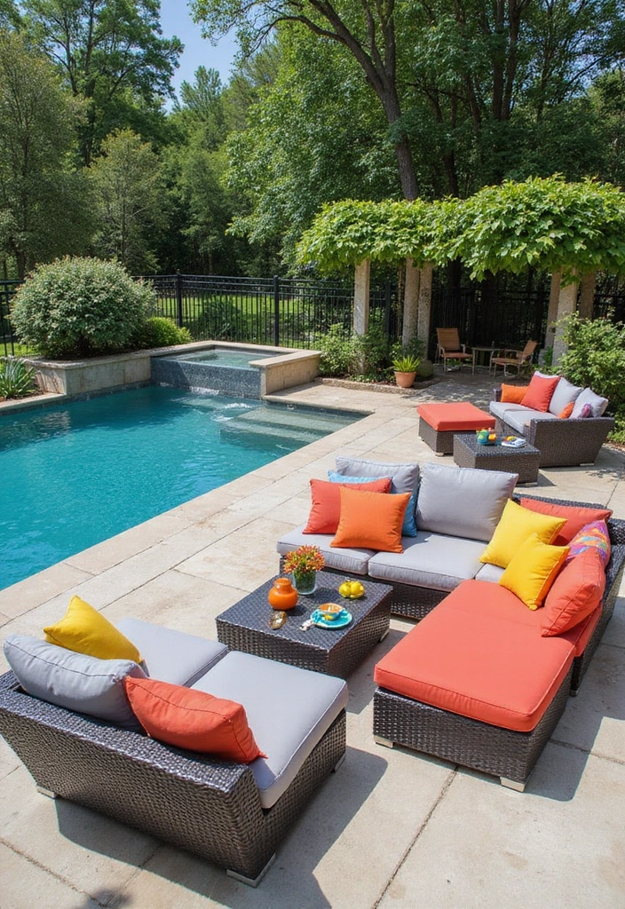 30 Pool Area Decorating Ideas That Instantly Upgrade Your Backyard 30 30 Pool Area Decorating Ideas That Instantly Upgrade Your Backyard - 30. Modular Lounge Sets