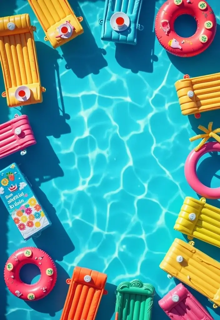 30 Pool Area Decorating Ideas That Instantly Upgrade Your Backyard 6 30 Pool Area Decorating Ideas That Instantly Upgrade Your Backyard - 6. Floating Pool Accessories
