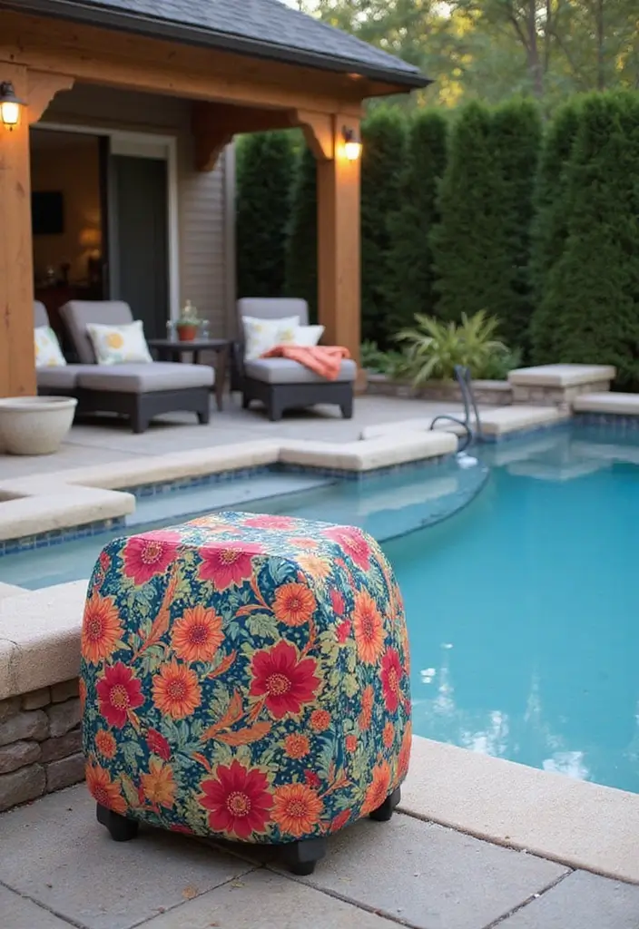 30 Pool Pump Cover Ideas That Are Practical and Stylish - 5. Customizable Fabric Cover