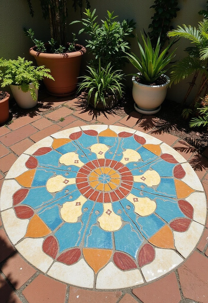 30 Pool Pump Cover Ideas That Are Practical and Stylish - 9. Mediterranean Tile Cover