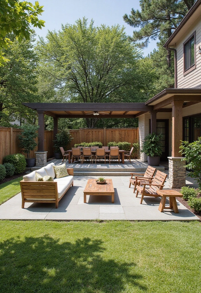 30 Pool and Patio Ideas That Create the Perfect Backyard Escape - 10. Multi-Use Outdoor Spaces