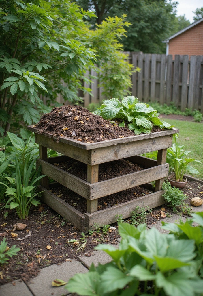 30 Pool and Patio Ideas That Create the Perfect Backyard Escape - 18. Composting Stations