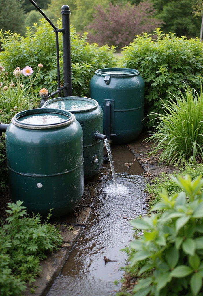 30 Pool and Patio Ideas That Create the Perfect Backyard Escape - 20. Rainwater Harvesting Systems