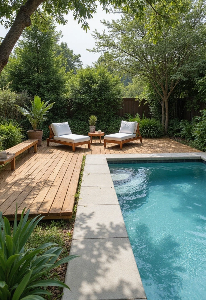 30 Pool and Patio Ideas That Create the Perfect Backyard Escape - 24. Eco-Friendly Poolside Decking