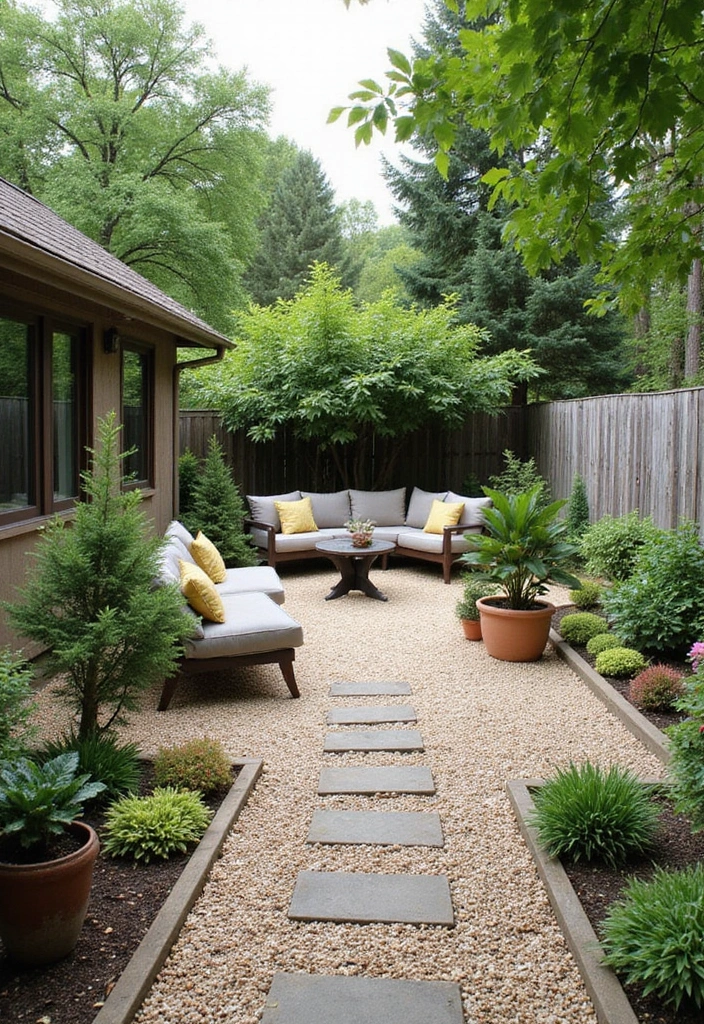 30 Pool and Patio Ideas That Create the Perfect Backyard Escape - 27. Gravel Patios