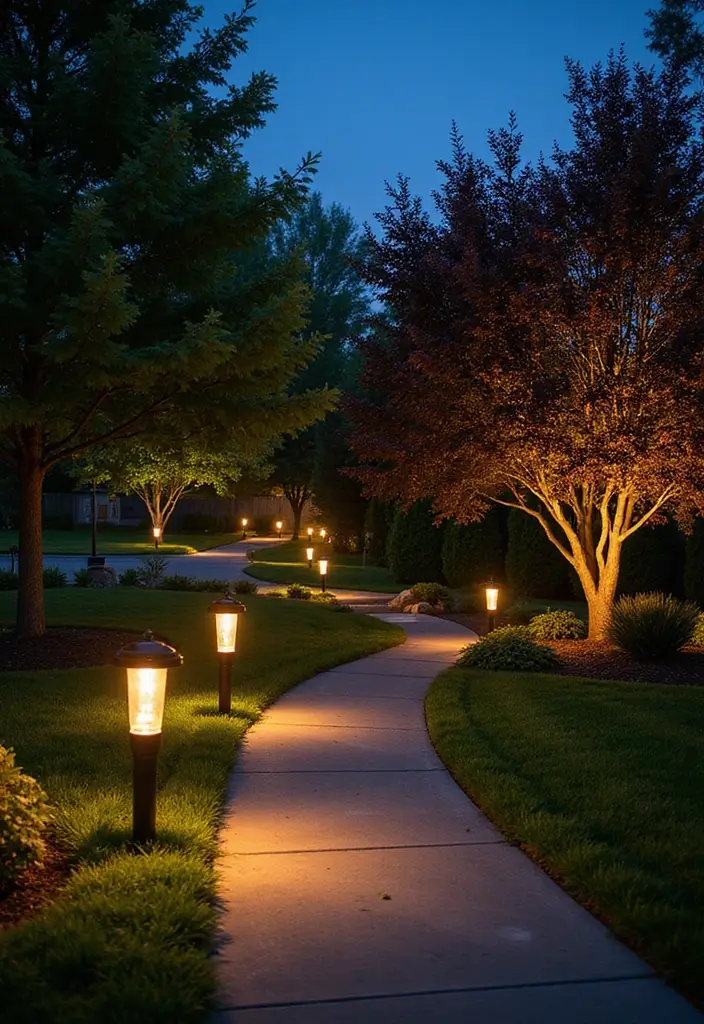 30 Pool and Patio Ideas That Create the Perfect Backyard Escape - 9. Solar Outdoor Lighting
