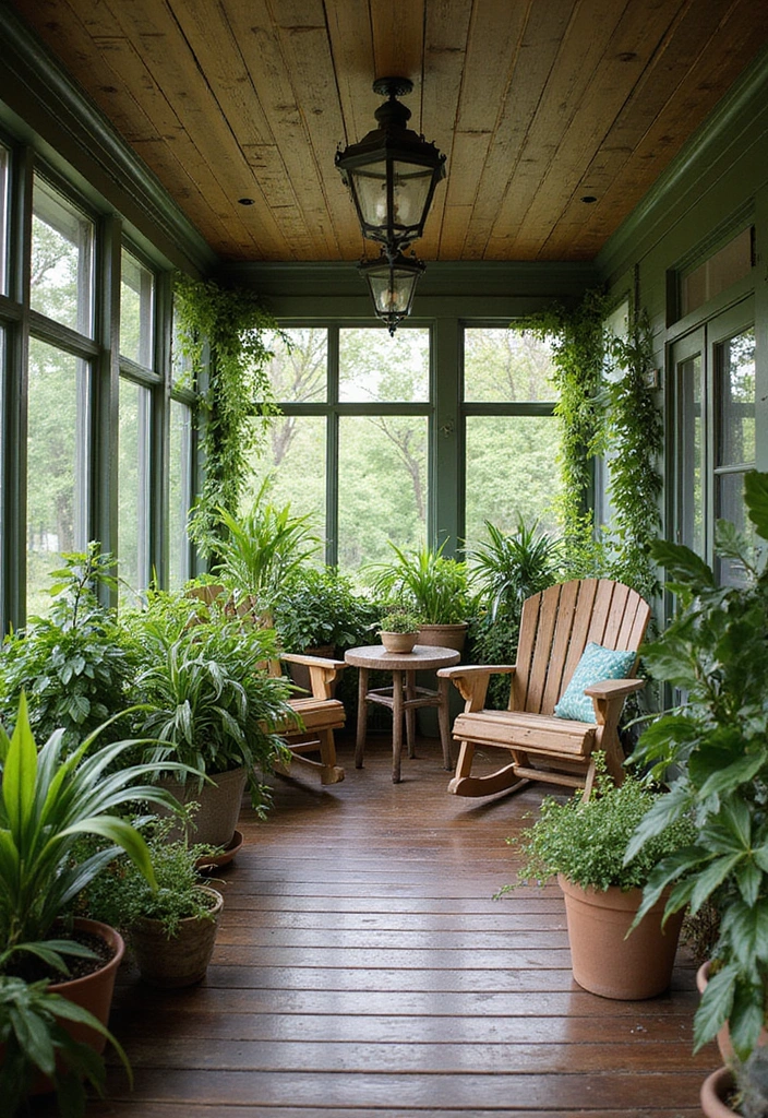30 Screened-In Porch Ideas for Cozy and Stylish Outdoor Living 27 30 Screened-In Porch Ideas for Cozy and Stylish Outdoor Living - 27. Charming Garden Room