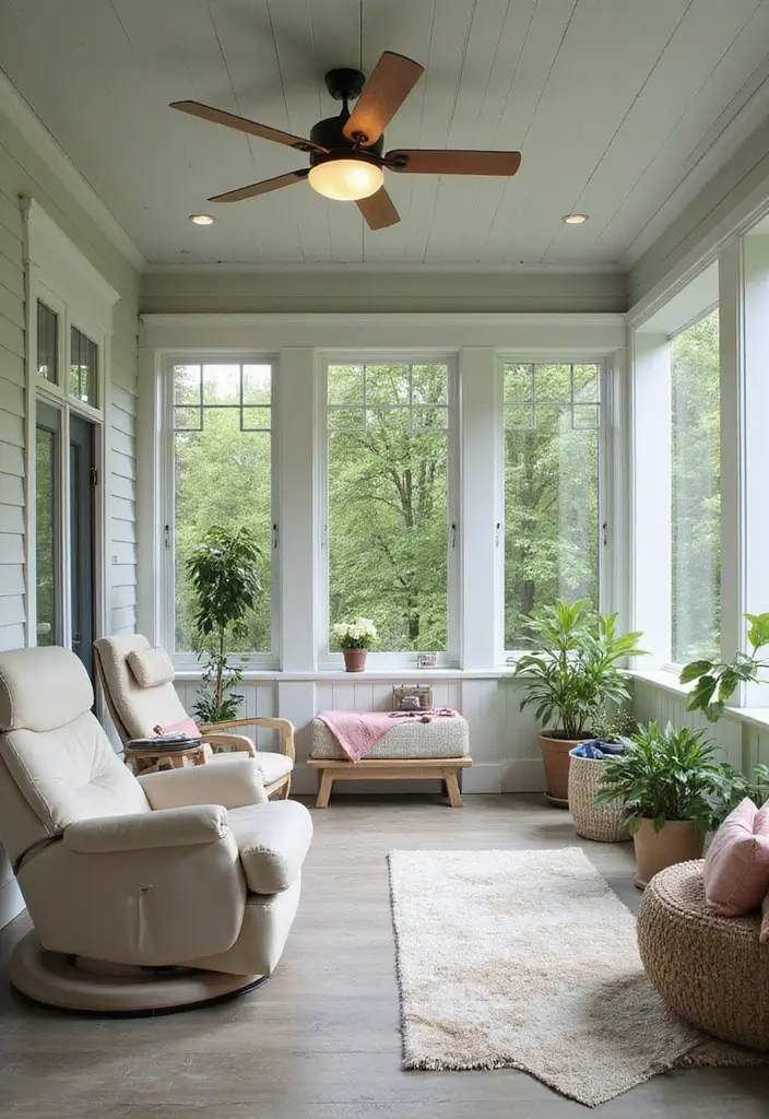 30 Screened-In Porch Ideas for Cozy and Stylish Outdoor Living 29 30 Screened-In Porch Ideas for Cozy and Stylish Outdoor Living - 29. Spa-Inspired Sanctuary