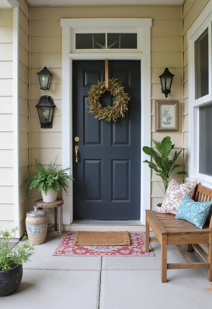 30 Small Front Porch Ideas That Maximize Every Inch 10 30 Small Front Porch Ideas That Maximize Every Inch - 10. DIY Decor Projects