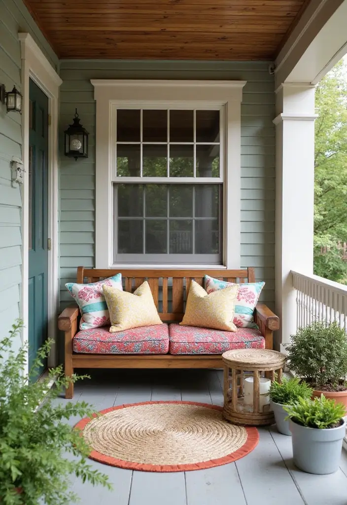 30 Small Front Porch Ideas That Maximize Every Inch 2 30 Small Front Porch Ideas That Maximize Every Inch - 2. Cozy Seating Nooks
