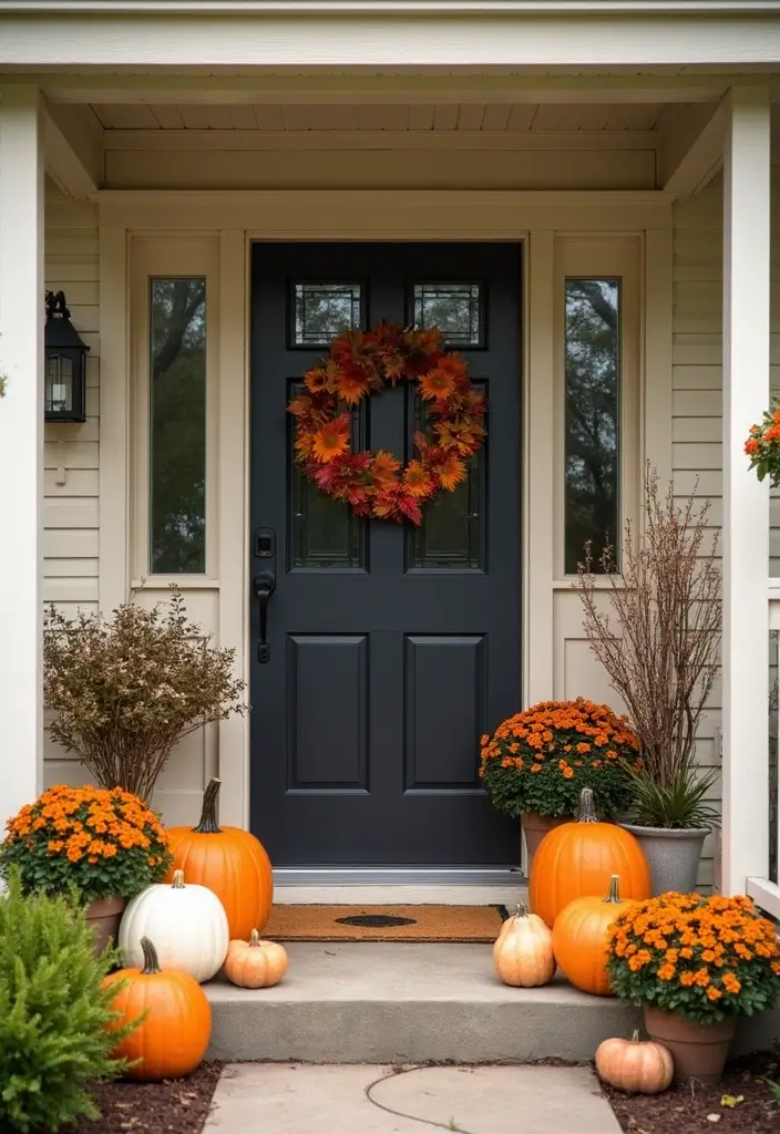 30 Small Front Porch Ideas That Maximize Every Inch 20 30 Small Front Porch Ideas That Maximize Every Inch - 20. Seasonal Decor