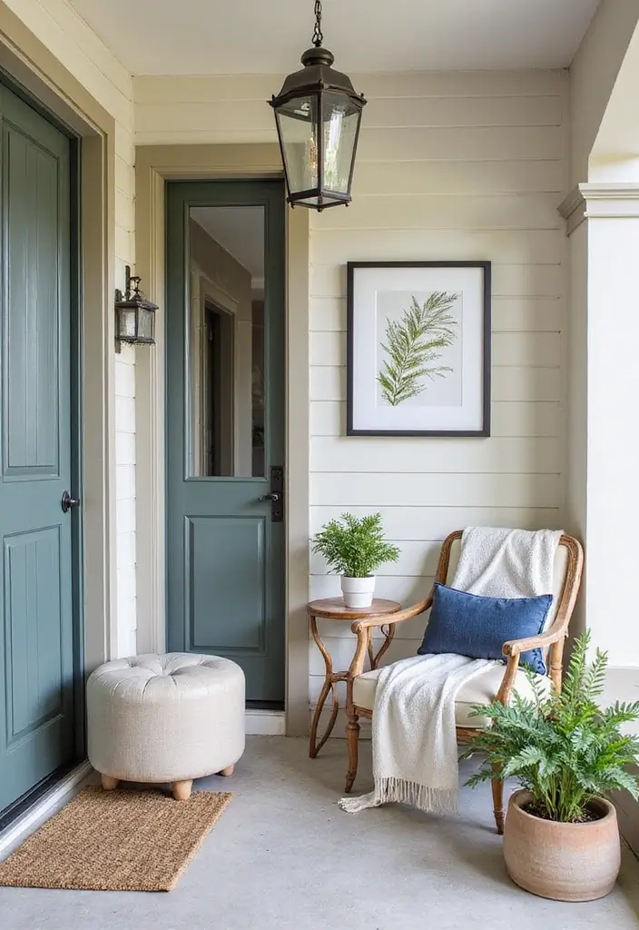 30 Small Front Porch Ideas That Maximize Every Inch 4 30 Small Front Porch Ideas That Maximize Every Inch - 4. Multi-Functional Furniture