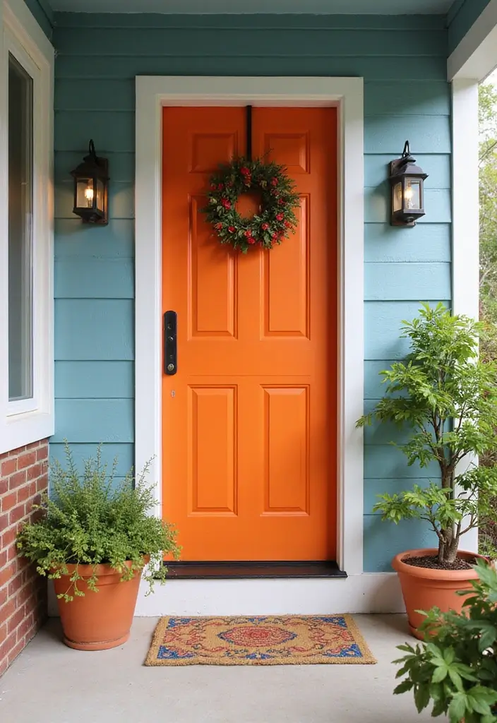 30 Small Front Porch Ideas That Maximize Every Inch 7 30 Small Front Porch Ideas That Maximize Every Inch - 7. Use Color Wisely