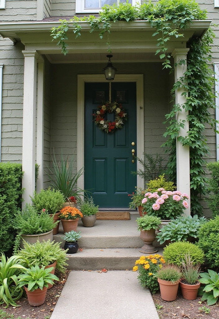 30 Small Front Porch Ideas That Maximize Every Inch 8 30 Small Front Porch Ideas That Maximize Every Inch - 8. Potted Plants and Flowers