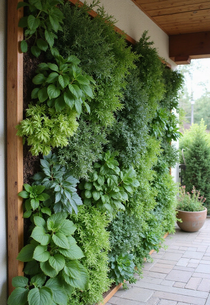 30 Small Patio Decorating Ideas That Make a Big Impact - 1. Vertical Gardens