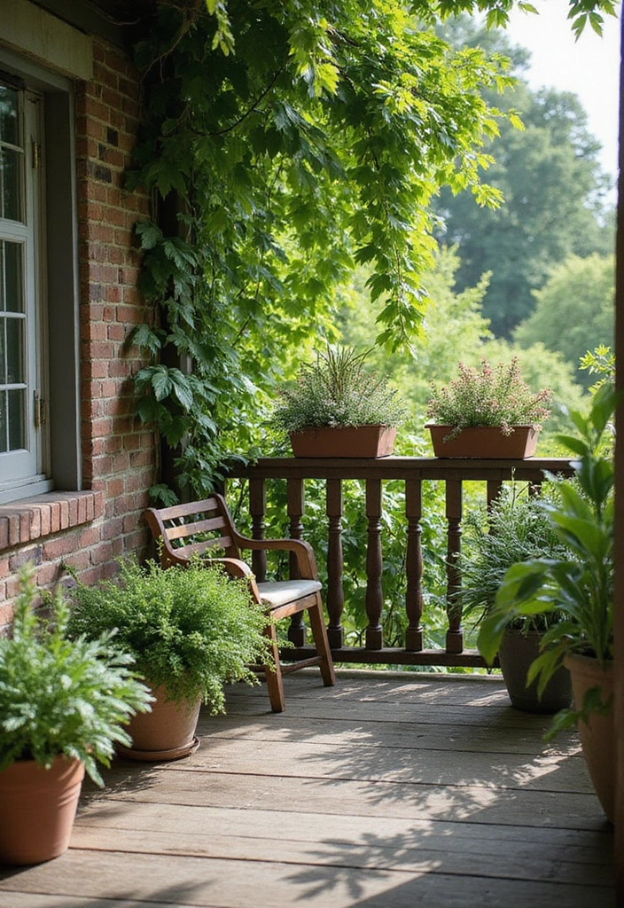 30 Small Patio Decorating Ideas That Make a Big Impact - 18. Utilizing Railings
