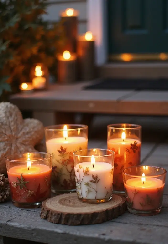 30 Spring Front Porch Decor Ideas That Welcome the Season 29 30 Spring Front Porch Decor Ideas That Welcome the Season - 29. Seasonal Scented Candles