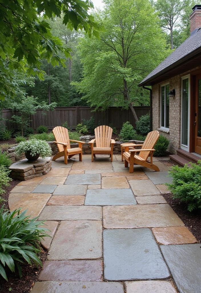 30 Stamped Concrete Patio Ideas That Look High-End 1 30 Stamped Concrete Patio Ideas That Look High-End - 1. Rustic Stone Mimicry