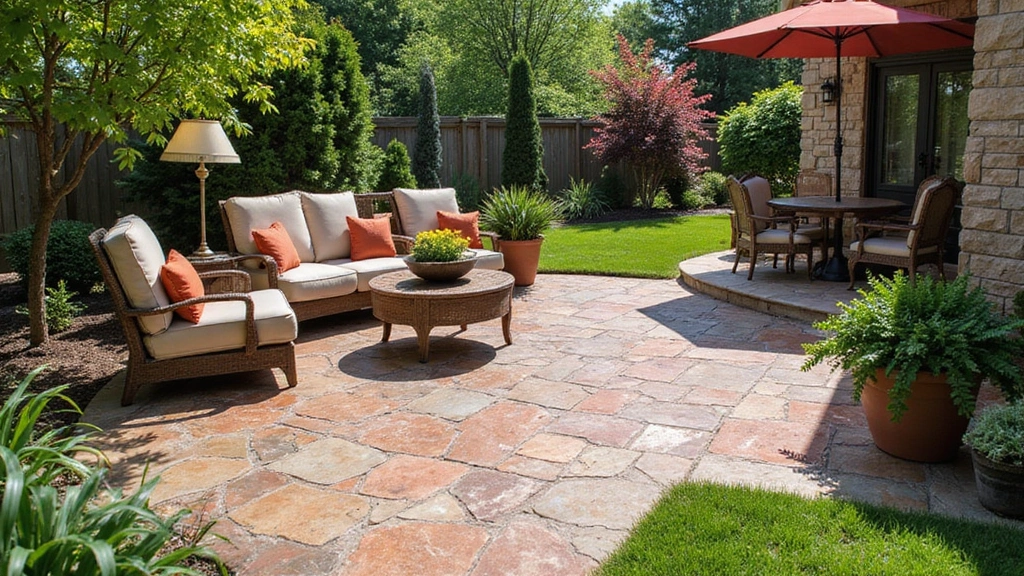30 Stamped Concrete Patio Ideas That Look High-End
