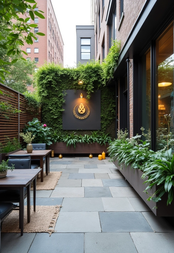 30 Stamped Concrete Patio Ideas That Look High-End 27 30 Stamped Concrete Patio Ideas That Look High-End - 27. Urban Oasis