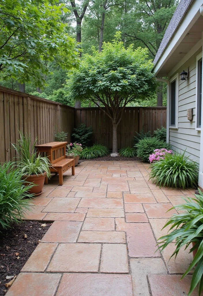 30 Stamped Concrete Patio Ideas That Look High-End 28 30 Stamped Concrete Patio Ideas That Look High-End - 28. Pet-Friendly Designs