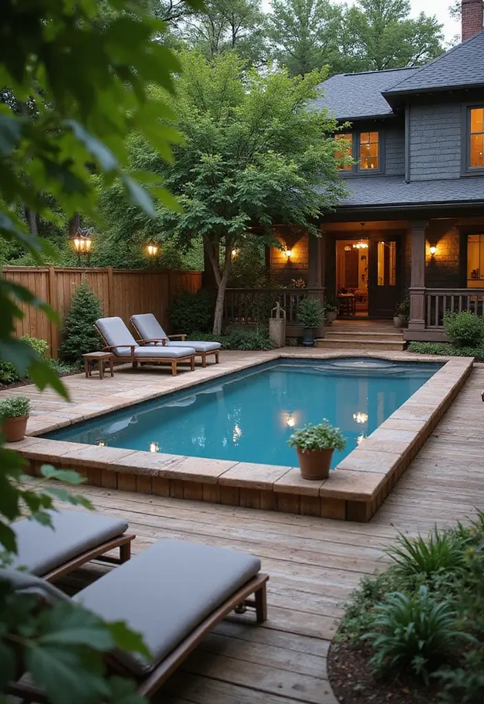 30 Stock Tank Pool Ideas That Are Creative and Fun 1 30 Stock Tank Pool Ideas That Are Creative and Fun - 1. Rustic Charm with Wooden Decking
