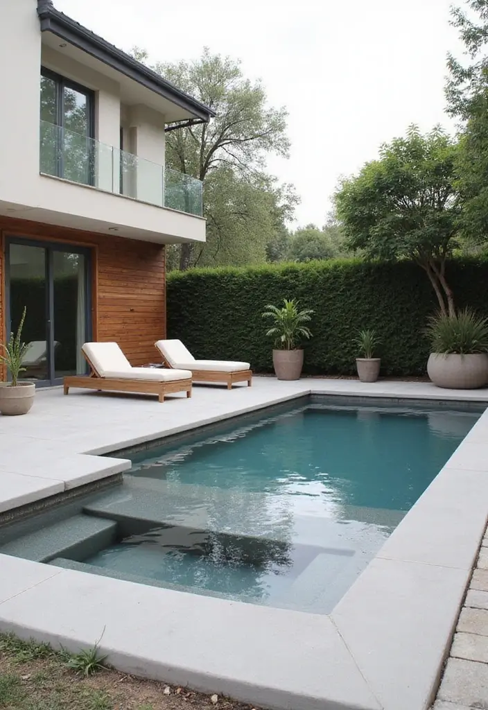 30 Stock Tank Pool Ideas That Are Creative and Fun 2 30 Stock Tank Pool Ideas That Are Creative and Fun - 2. Modern Minimalist Look