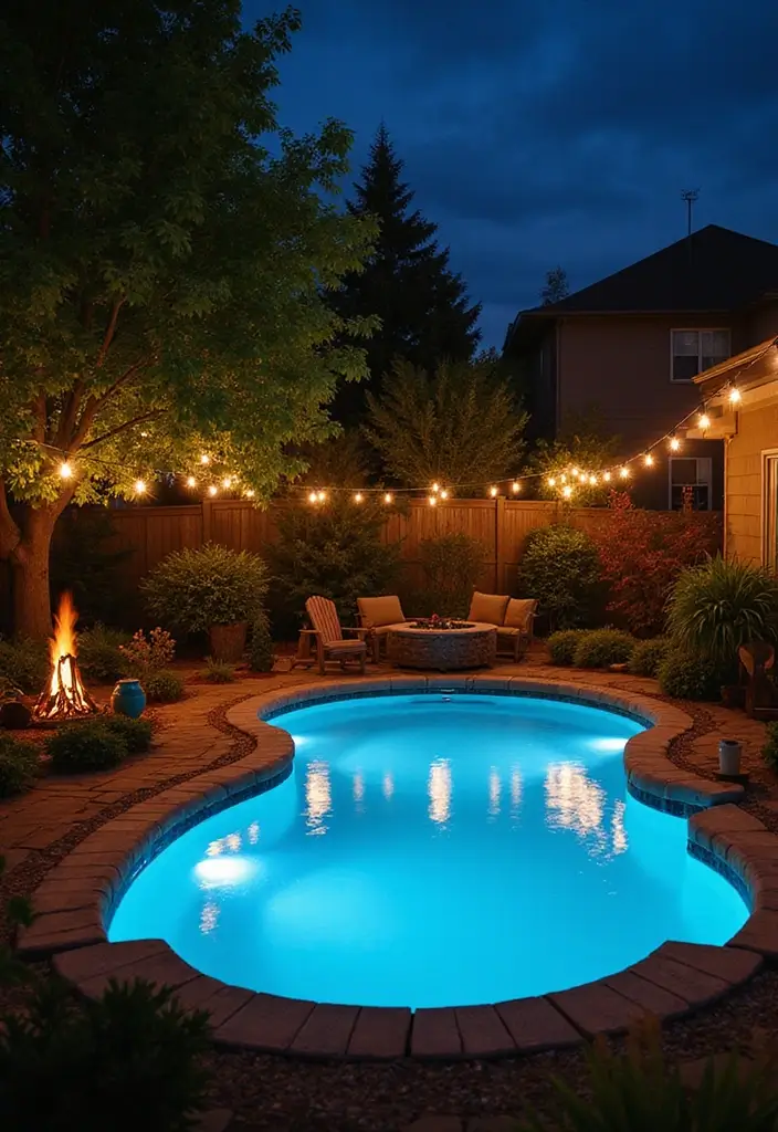 30 Stock Tank Pool Ideas That Are Creative and Fun 28 30 Stock Tank Pool Ideas That Are Creative and Fun - 28. Artistic Pool Lighting