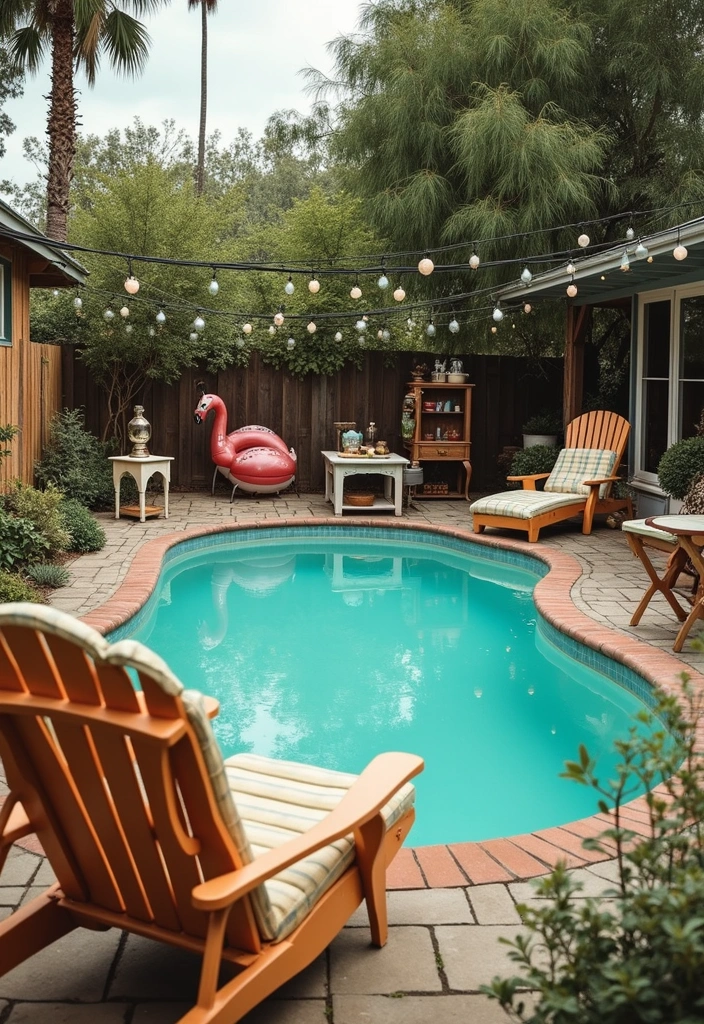 30 Stock Tank Pool Ideas That Are Creative and Fun 7 30 Stock Tank Pool Ideas That Are Creative and Fun - 7. Vintage Chic Style