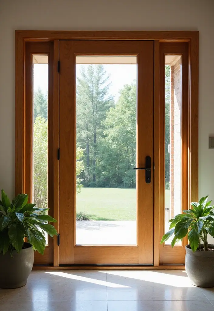 30 Stunning House Front Door Design Ideas to Copy 18 30 Stunning House Front Door Design Ideas to Copy - 18. Glass Panel Doors