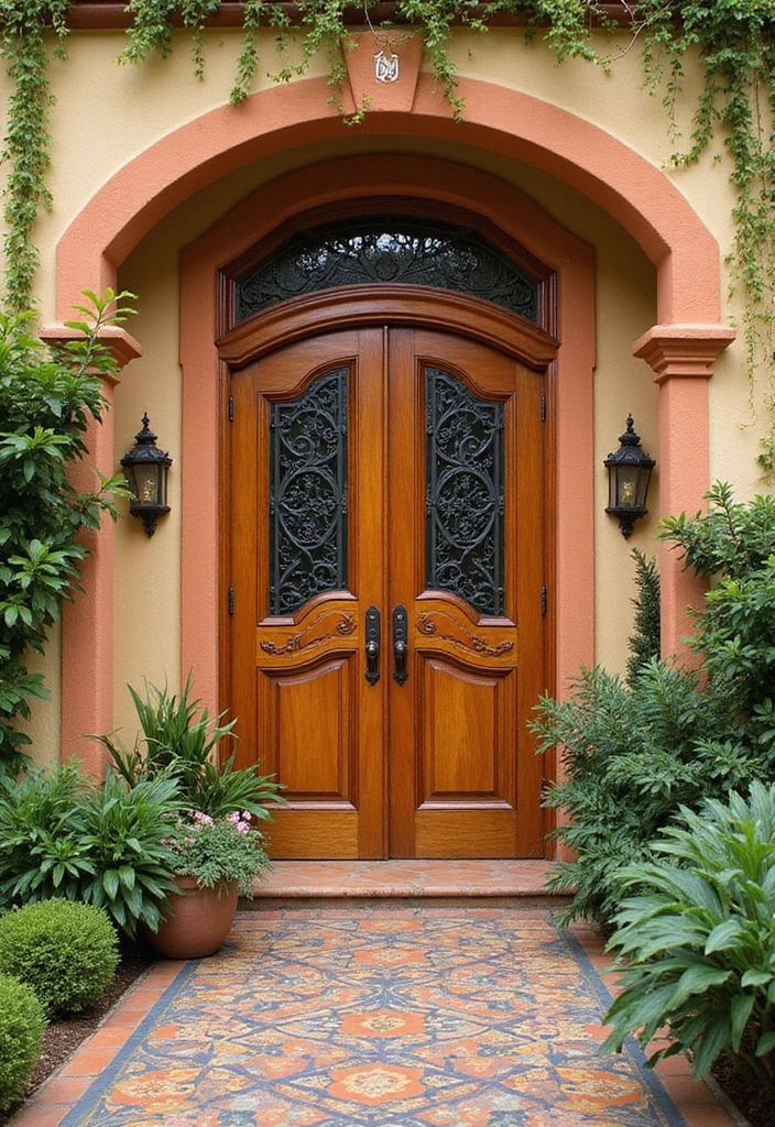 30 Stunning House Front Door Design Ideas to Copy 23 30 Stunning House Front Door Design Ideas to Copy - 23. Mediterranean Influence