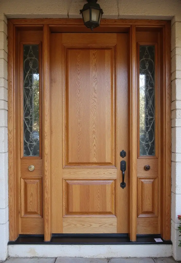 30 Stunning House Front Door Design Ideas to Copy 24 30 Stunning House Front Door Design Ideas to Copy - 24. Natural Wood Finishes