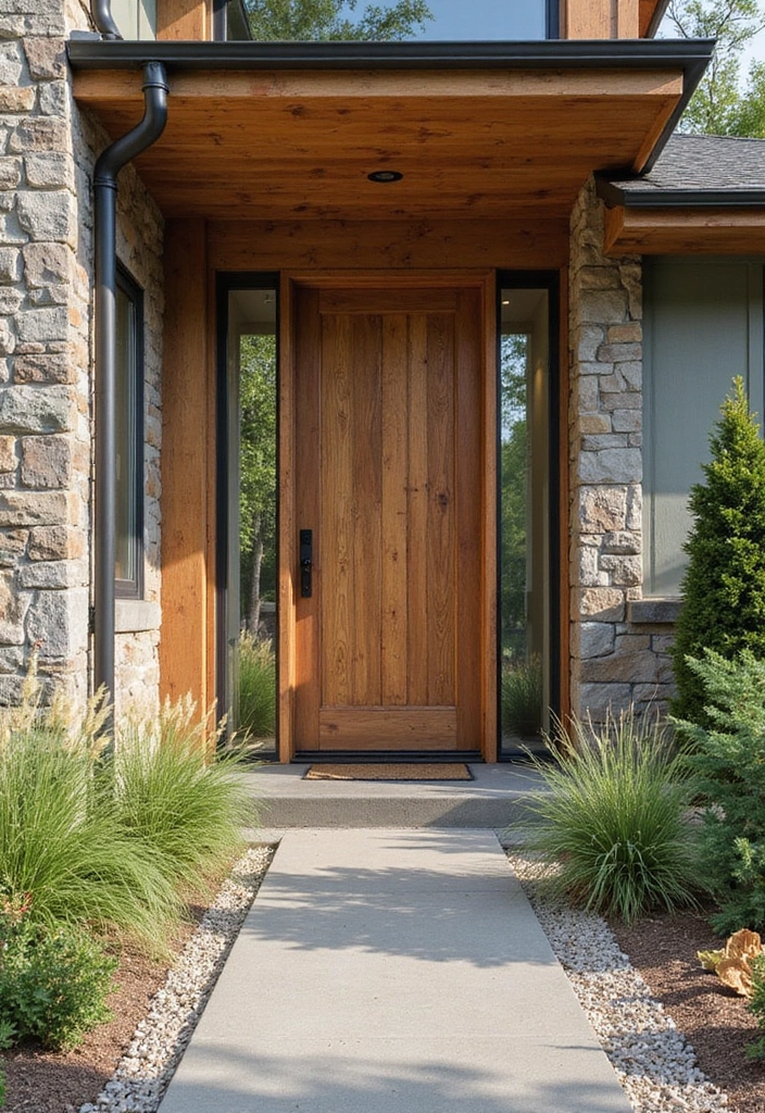 30 Stunning House Front Door Design Ideas to Copy 29 30 Stunning House Front Door Design Ideas to Copy - 29. Sustainable Materials