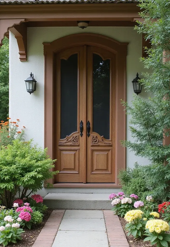 30 Stunning House Front Door Design Ideas to Copy 7 30 Stunning House Front Door Design Ideas to Copy - 7. Vintage Style Screen Door