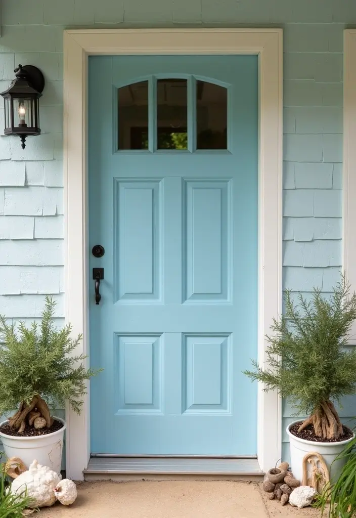 30 Stunning House Front Door Design Ideas to Copy 8 30 Stunning House Front Door Design Ideas to Copy - 8. Coastal Vibes