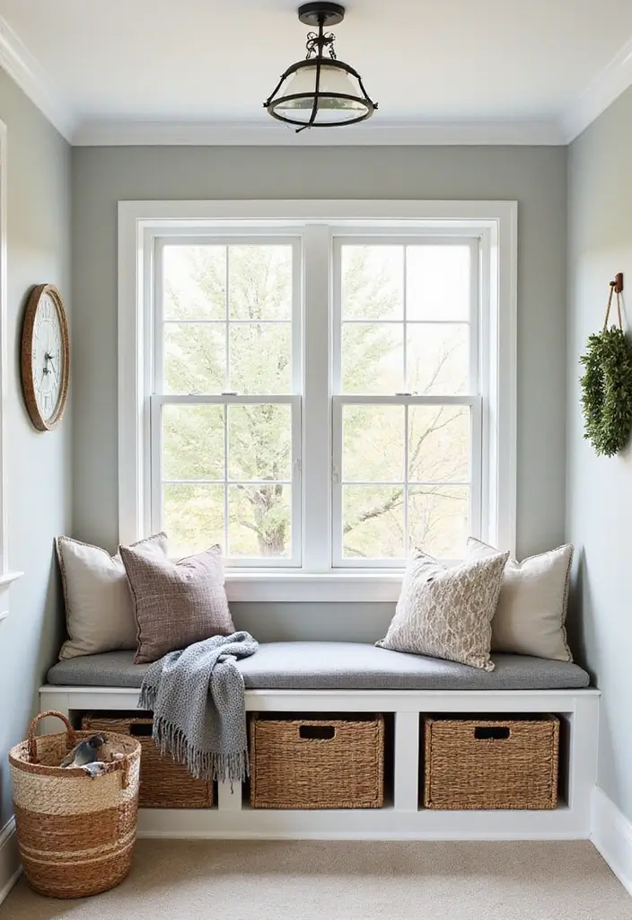 30 Three-Season Porch Ideas for Cozy Year-Round Living 16 30 Three-Season Porch Ideas for Cozy Year-Round Living - 16. Customizable Storage Solutions