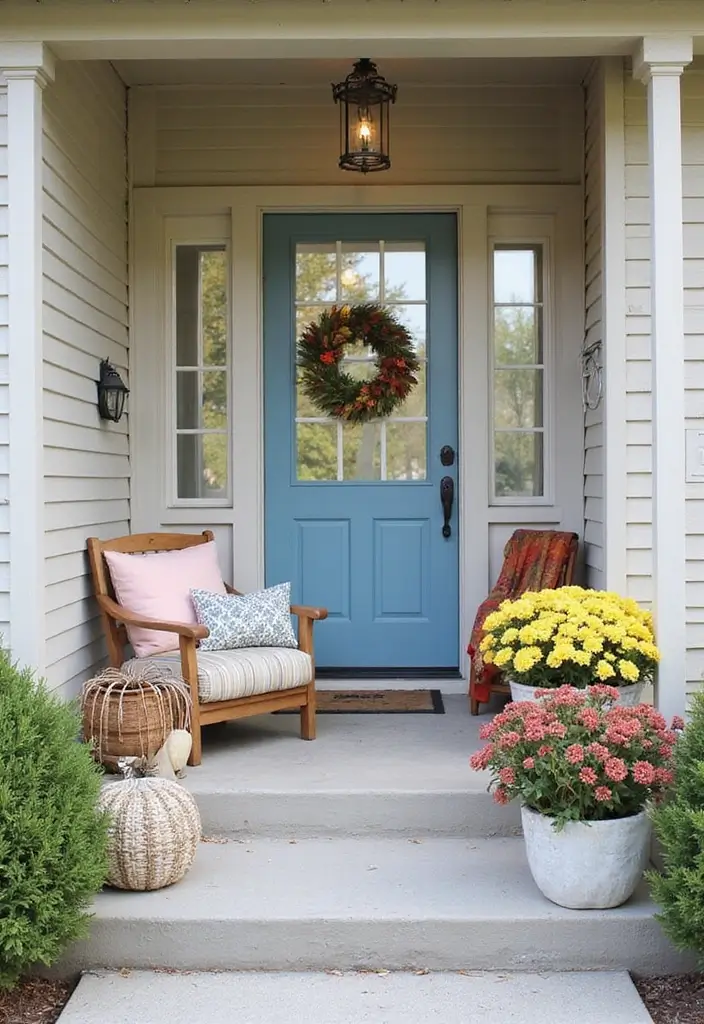 30 Three-Season Porch Ideas for Cozy Year-Round Living 3 30 Three-Season Porch Ideas for Cozy Year-Round Living - 3. Seasonal Decor Switch-Out