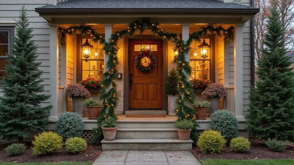 30 Xmas Front Porch Ideas That Spark Holiday Cheer
