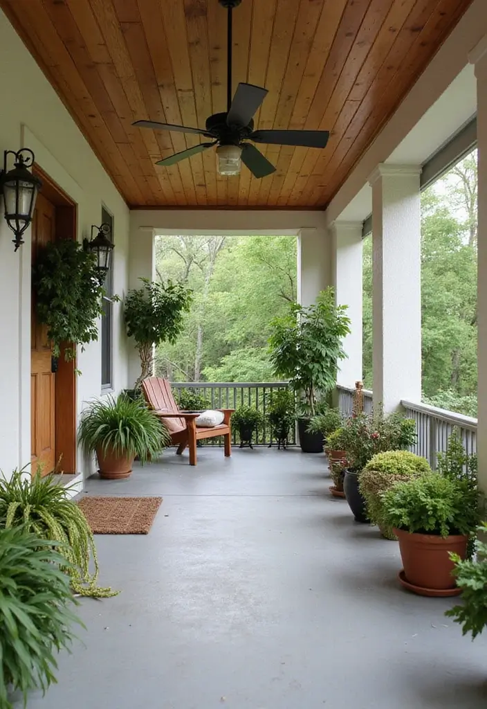 50 Covered Front Porch Ideas That Add Charm to Your Home 47 50 Covered Front Porch Ideas That Add Charm to Your Home - 47. Pet-Friendly Plants