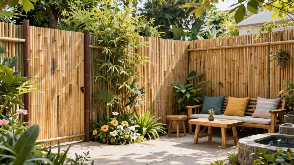10 Bamboo Fence Ideas for Natural Garden Privacy