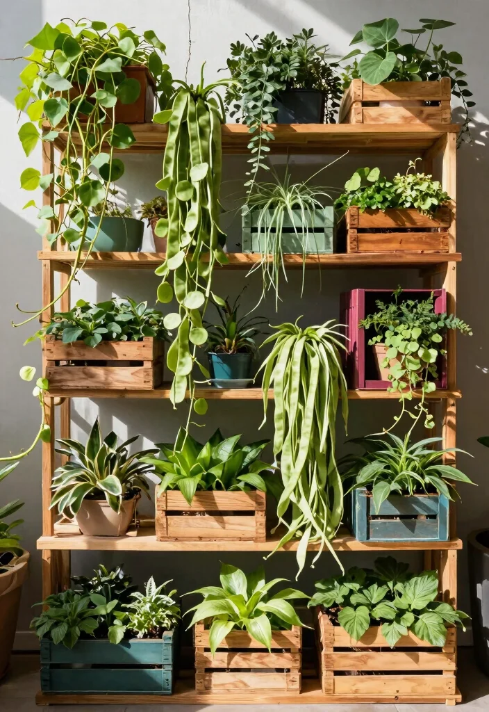 10 Bean Trellis Ideas for Easy Vertical Vegetable Gardening - 10. Multi-Level Trellis 1