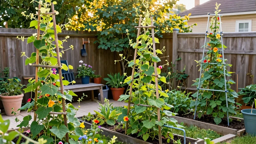 10 Bean Trellis Ideas for Easy Vertical Vegetable Gardening