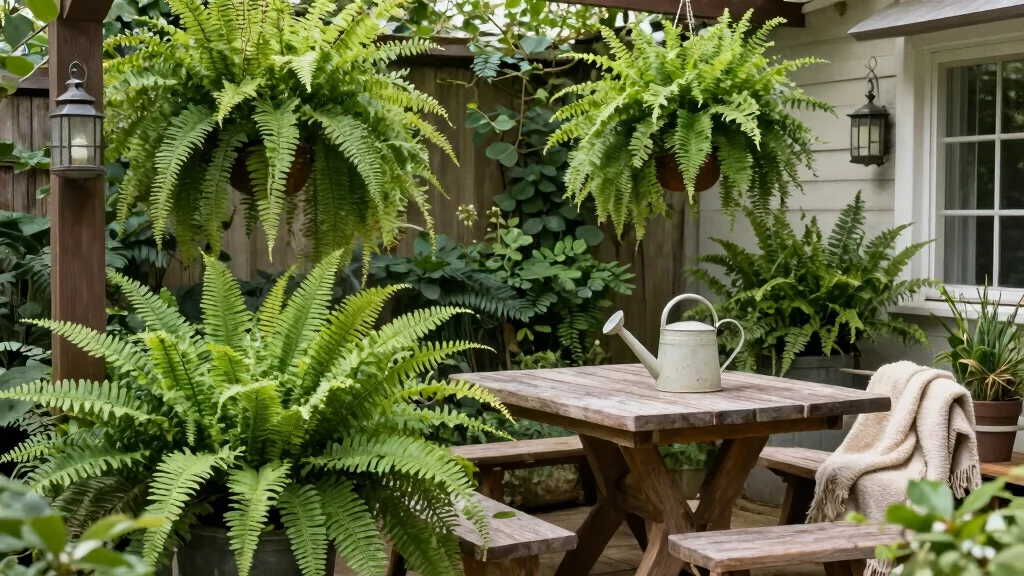 10 Boston Fern Planter Ideas for Porches, Patios, and Shaded Spaces