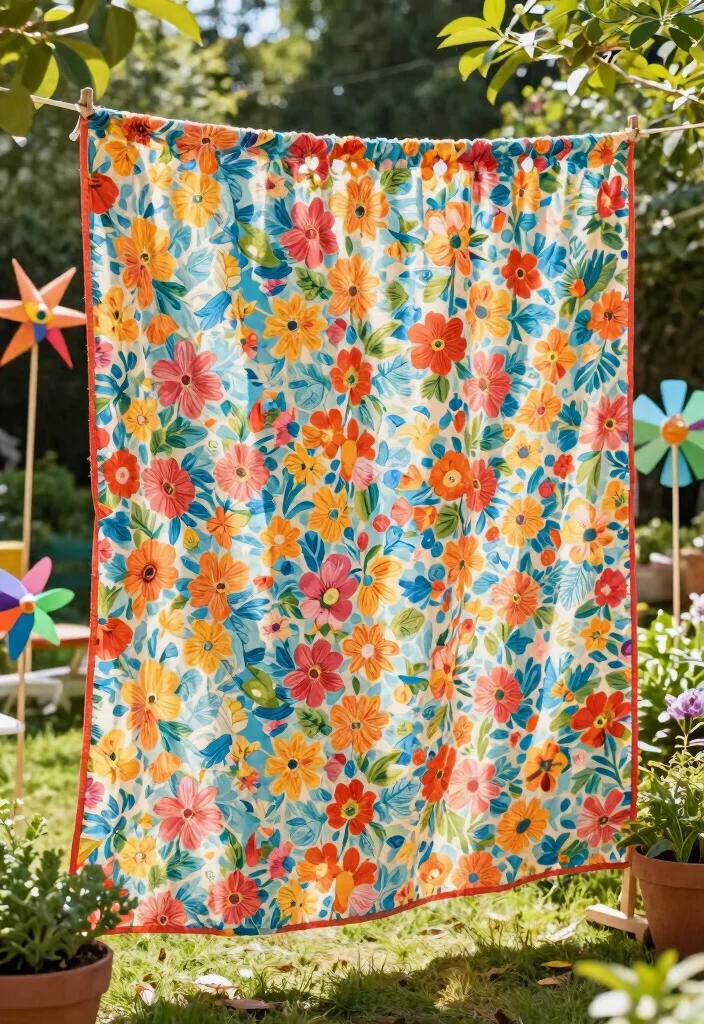 10 Cheap Fence Ideas for Gardens on a Budget - 7. Fabric Screens 1