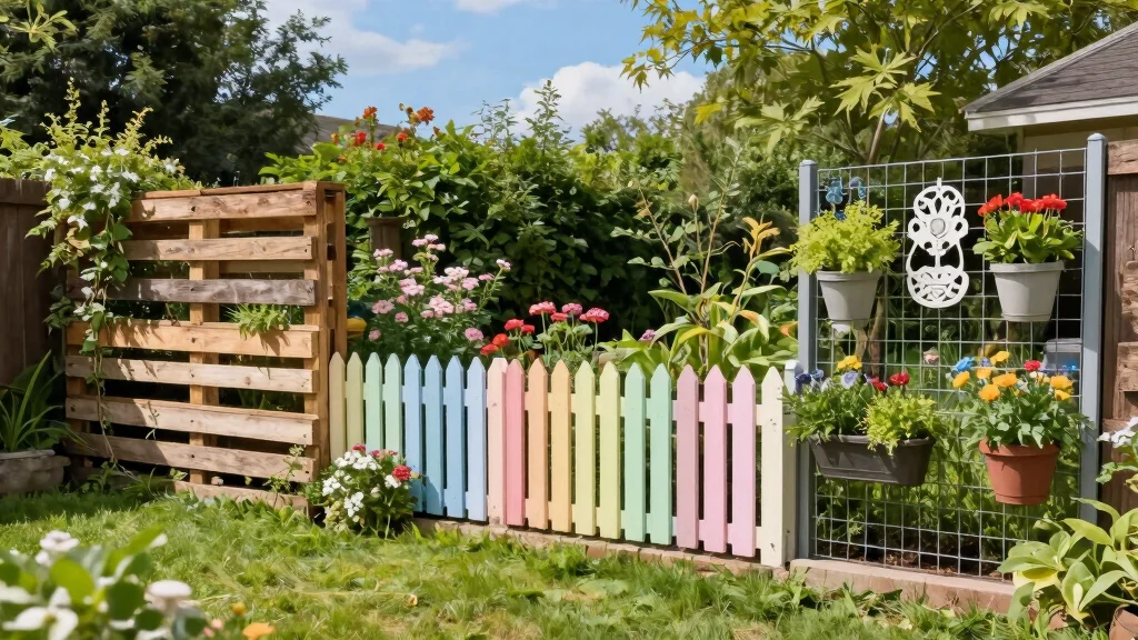 10 Cheap Fence Ideas for Gardens on a Budget