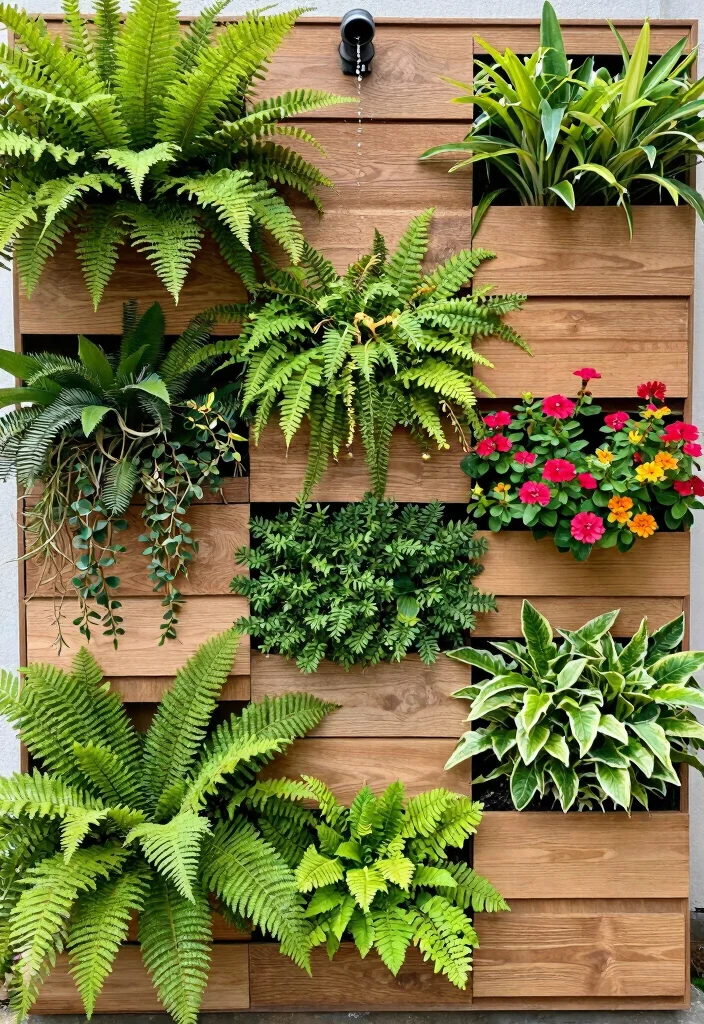 10 Long Narrow Backyard Ideas to Maximize Small Outdoor Spaces - 1. Vertical Garden Walls 1