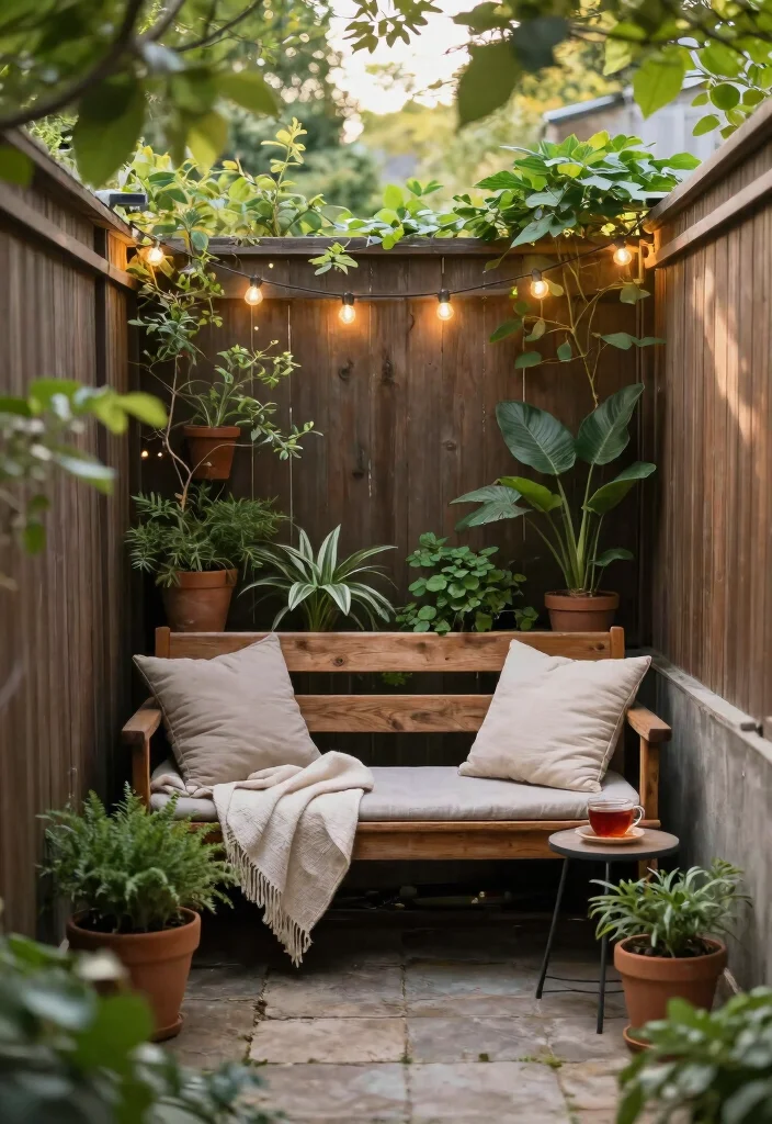 10 Long Narrow Backyard Ideas to Maximize Small Outdoor Spaces - 2. Cozy Nooks 1