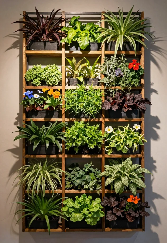 10 Plant Fence Ideas for Living Garden Boundaries - 9. Vertical Garden Trellis Systems 1