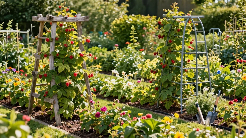 10 Raspberry Trellis Ideas for Healthy and Organized Garden Rows